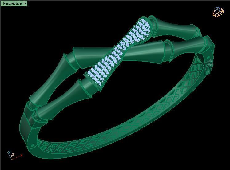 Bracelet 0012 3D print model_9