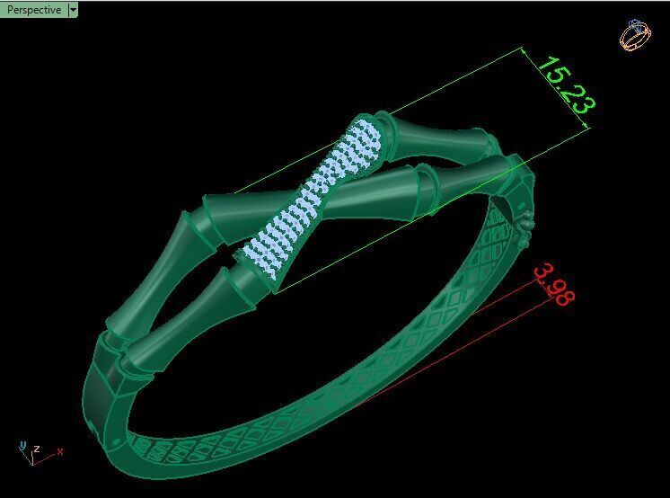 Bracelet 0012 3D print model_8