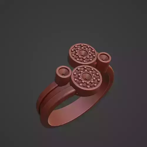 Solitario Circulos Engaste 