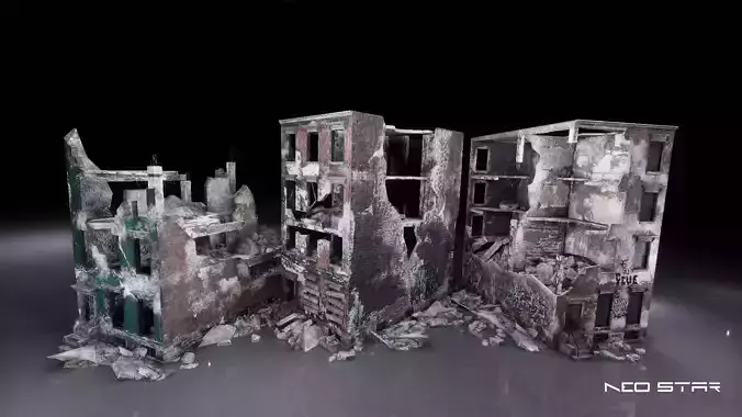 Destroyed Residential Buildings