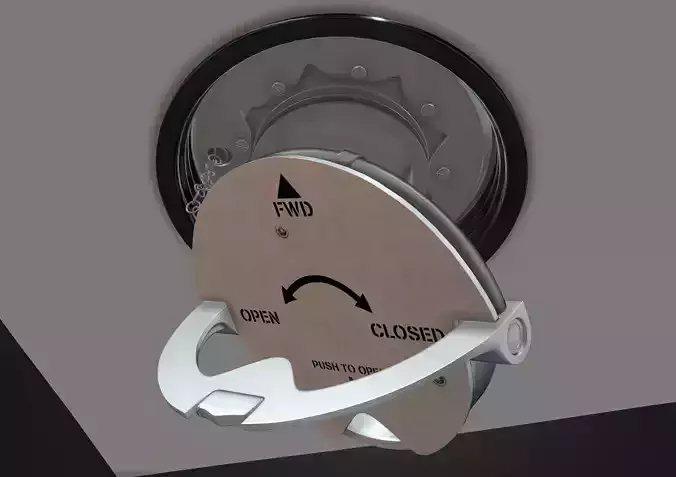 A320 Refuel coupling cap 3D model Download