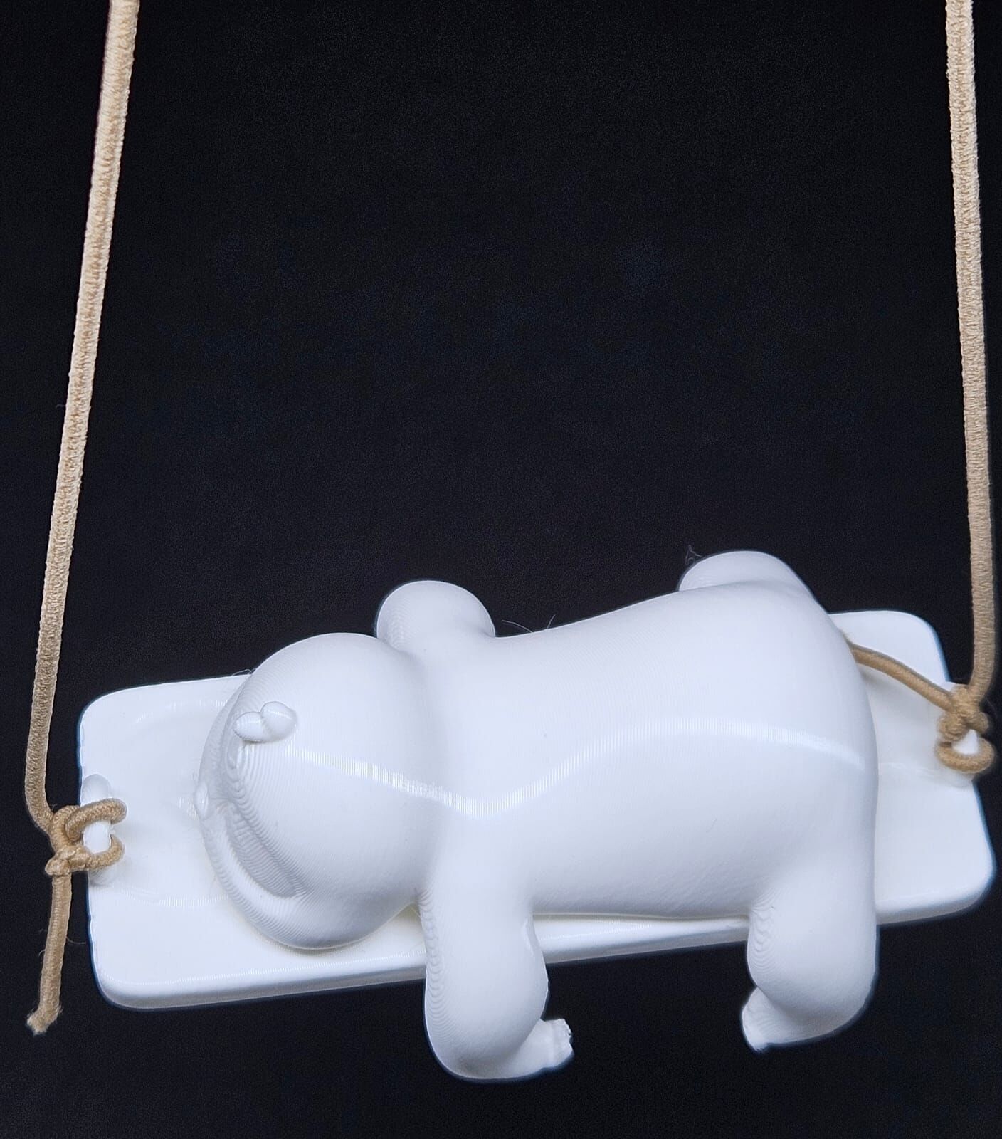 Sloth on Swing 3D print model_21