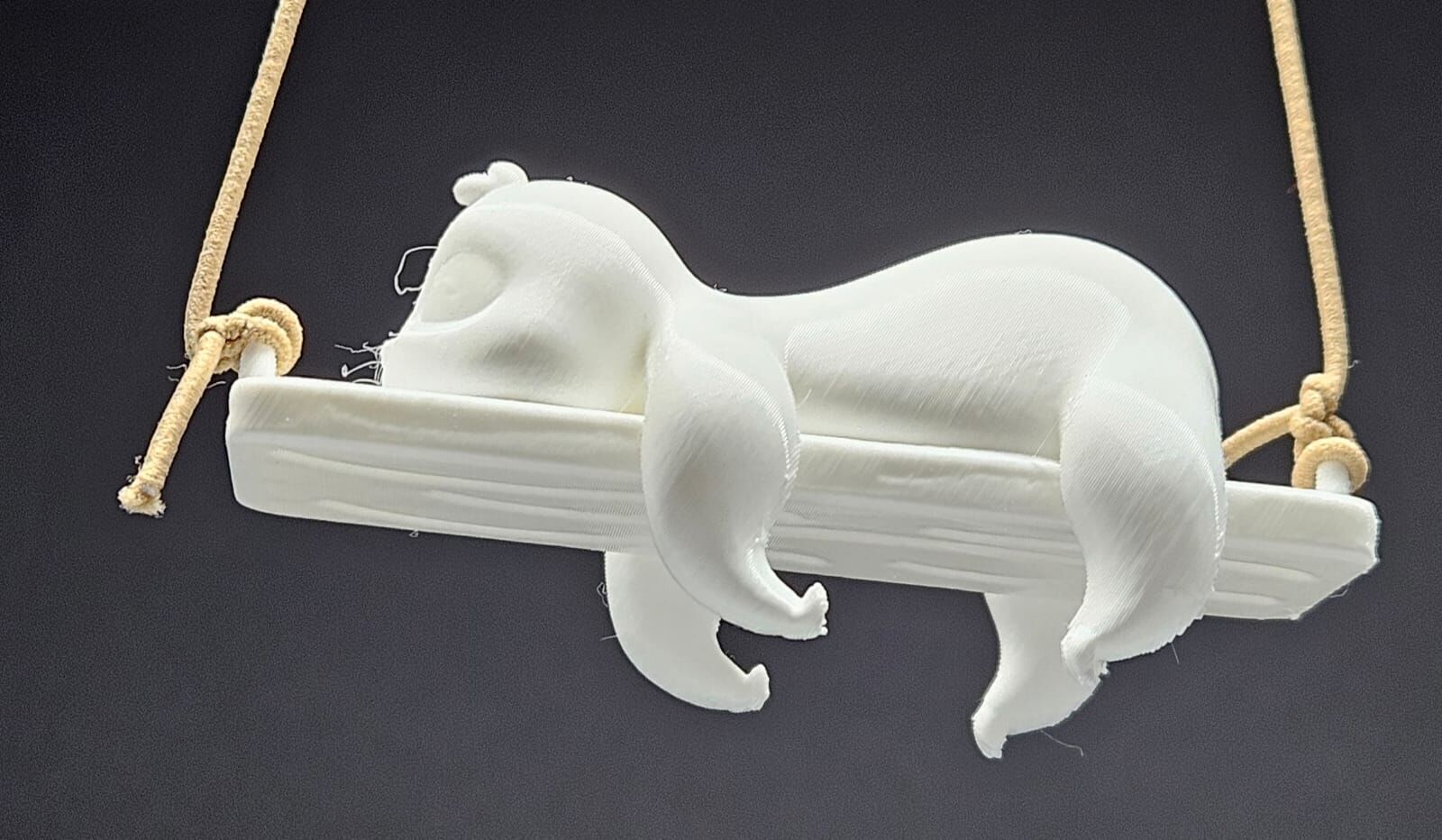 Sloth on Swing 3D print model_20