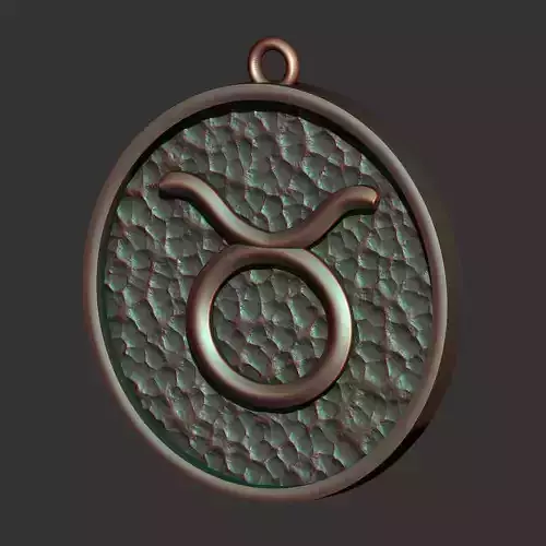 Taurus Sign  Pendant 3D print model