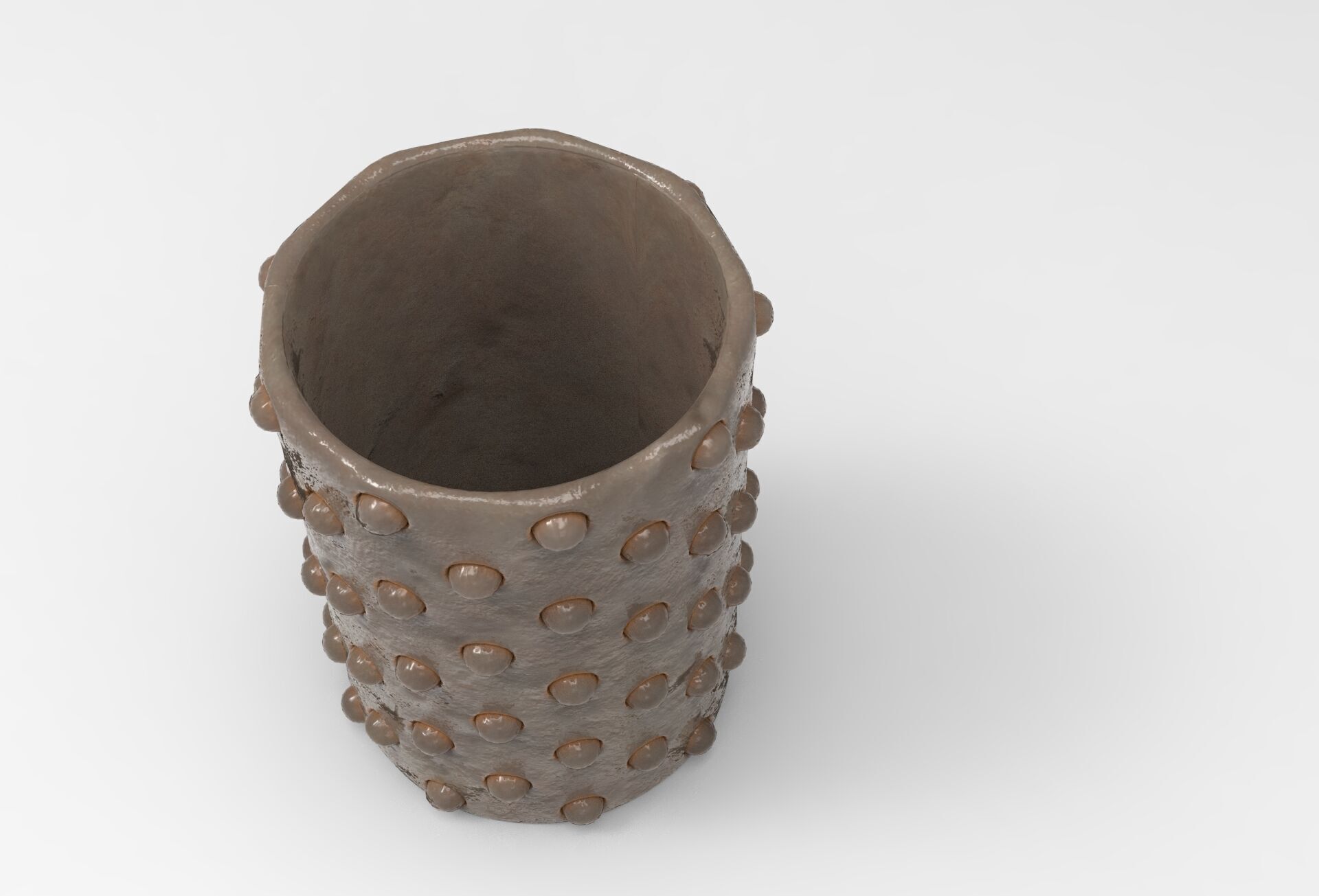 Yuyu Vase Low-poly 3D model_1
