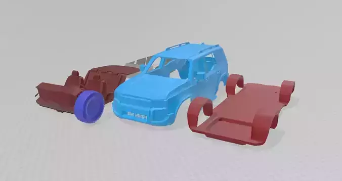 Toyota Land Cruiser 250 First Edition 2024 - Printable Model