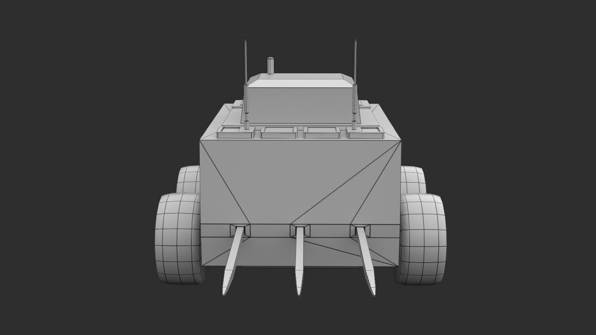 Battle Bots Pack - Ultimate armored battle bots Low-poly 3D model_10