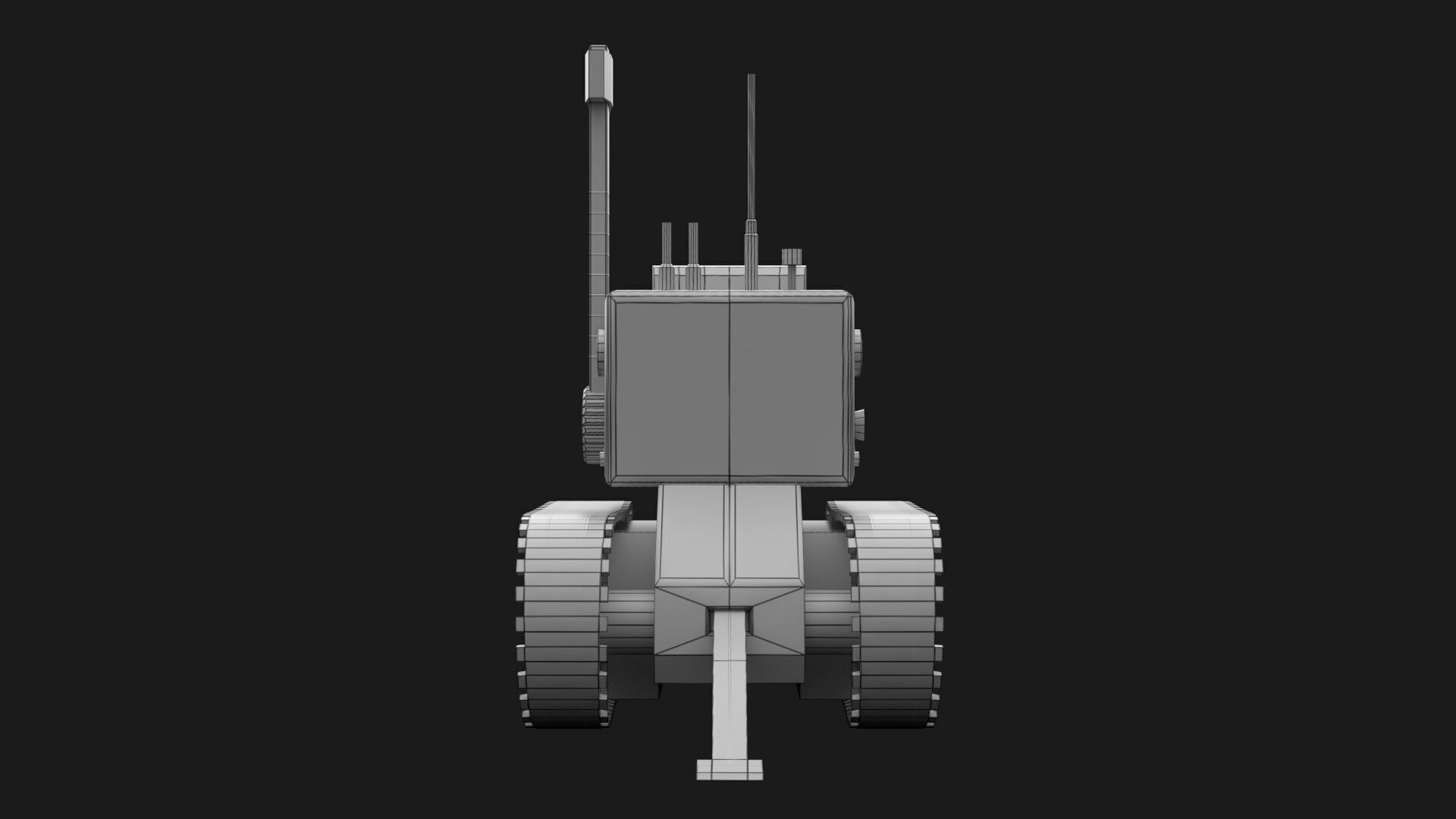 Battle Bots Pack - Ultimate armored battle bots Low-poly 3D model_16