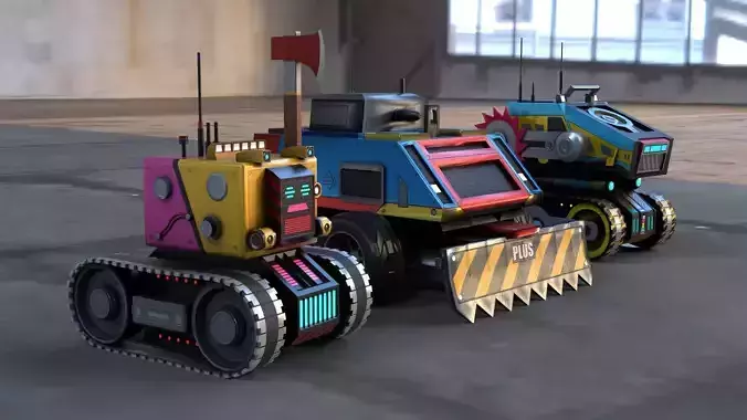 Battle Bots Pack - Ultimate armored battle bots