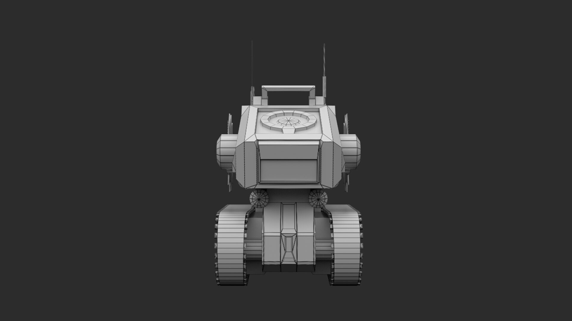 Battle Bots Pack - Ultimate armored battle bots Low-poly 3D model_12