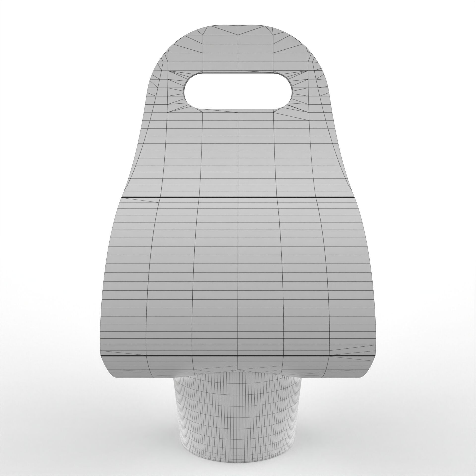 One Coffee Cup with Kraft Paper Holder Texture_4