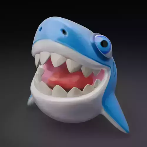 Cute Little Shark for 3D printing