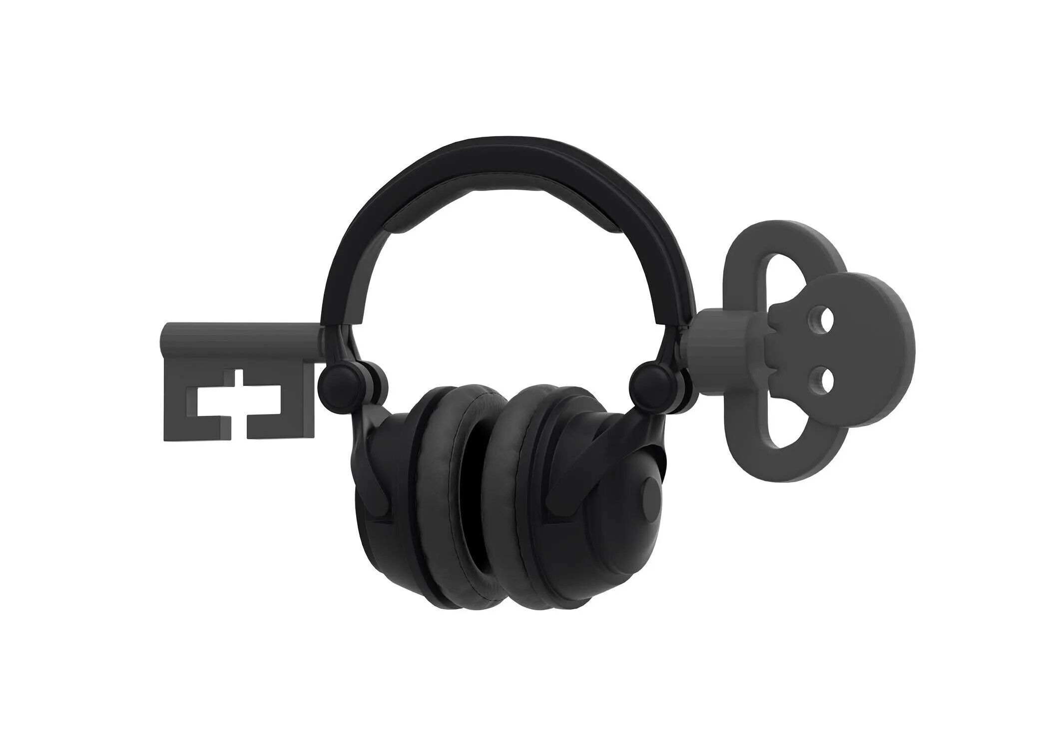 ABA Guilty Gear Headphone Accessory Cosplay 3D Print Files OBJ 3D print model_1