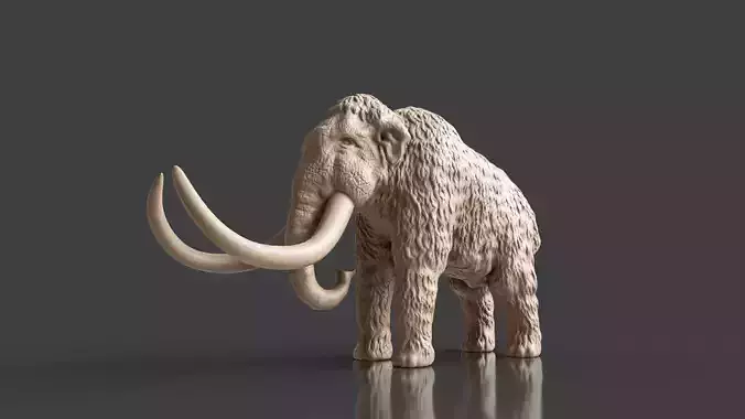Wild Life Series Woolly Mammoth STL Toy