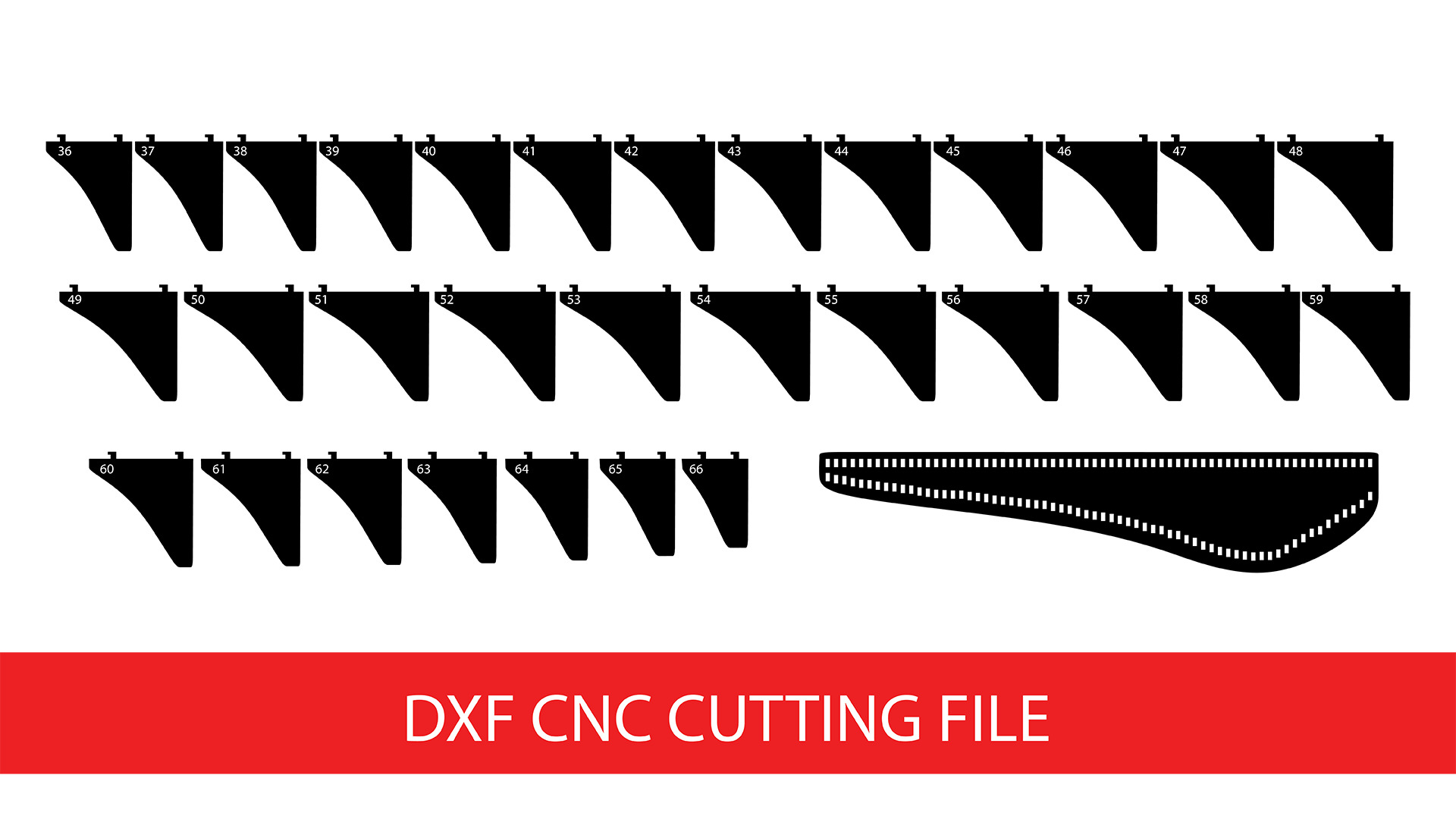 parametric wall art 3d model and DXF cutting file 3D model_8