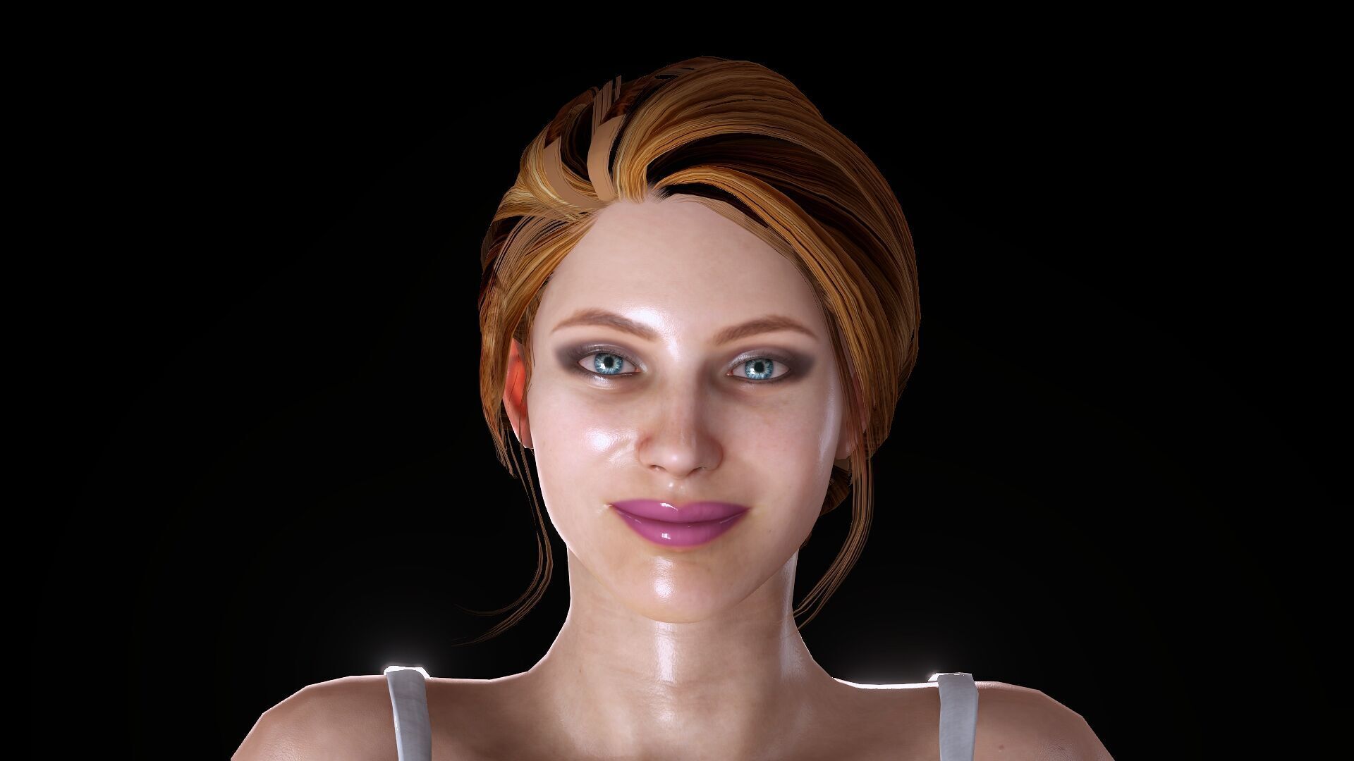 Ballet Dancer Low-poly 3D model_4