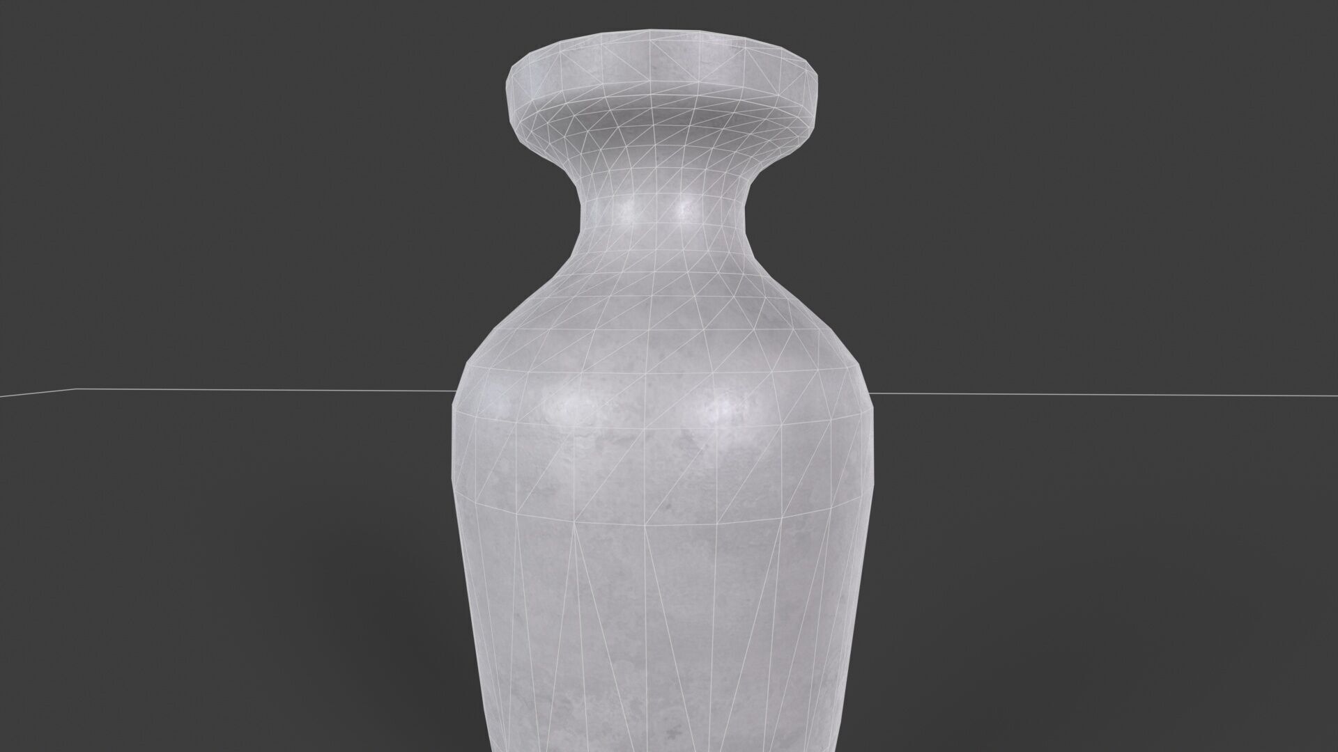 Decorative Vase Low-poly 3D model_10