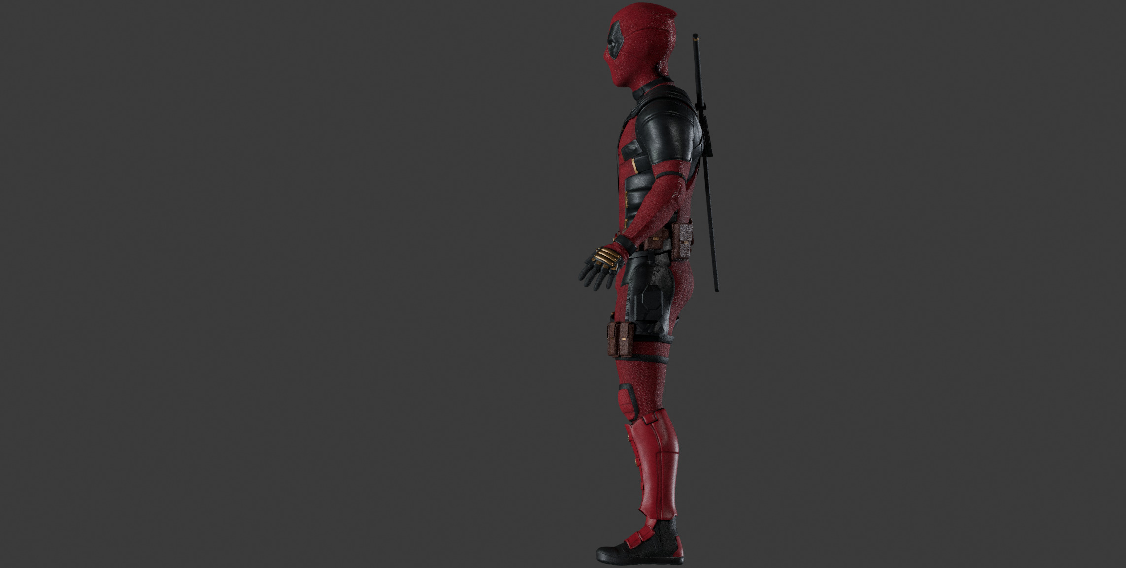 Deadpool from DP and Wolverine 3D model_2