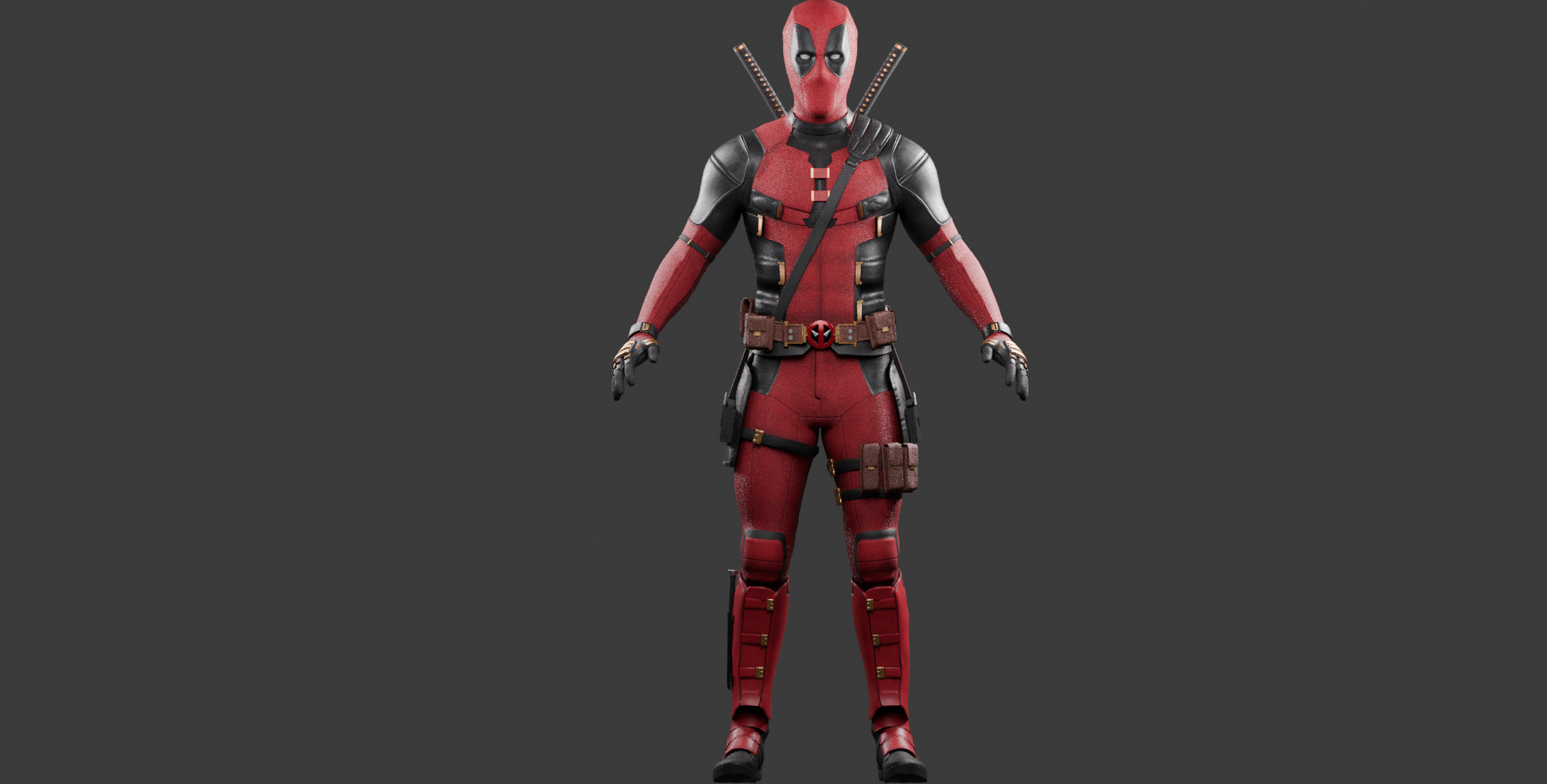 Deadpool from DP and Wolverine 3D model_1