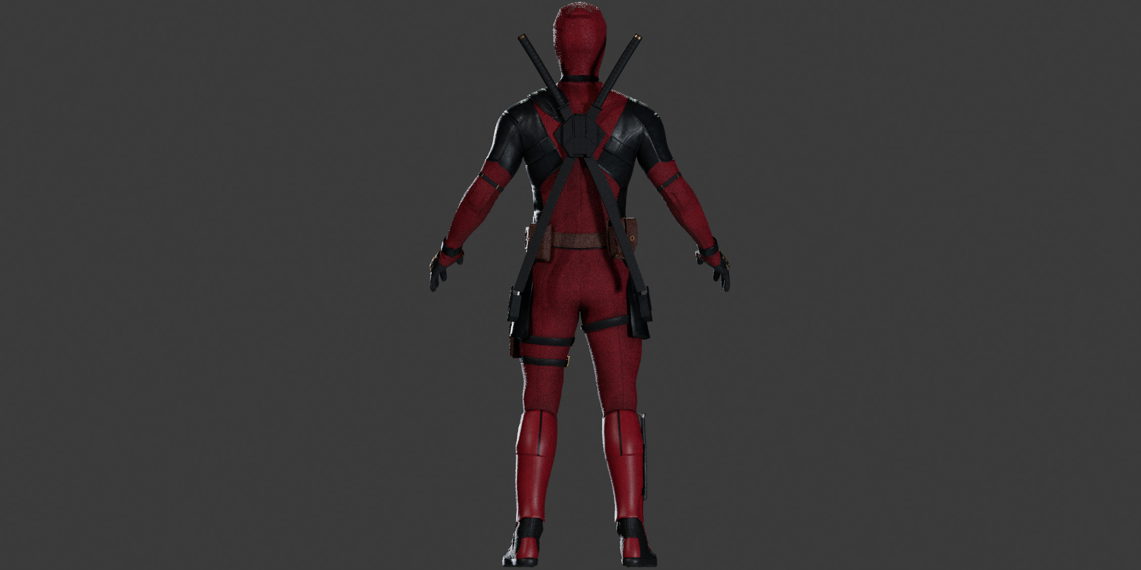 Deadpool from DP and Wolverine 3D model_3