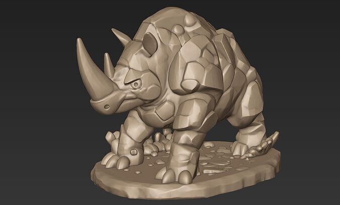 Rhino Stone 3D print model