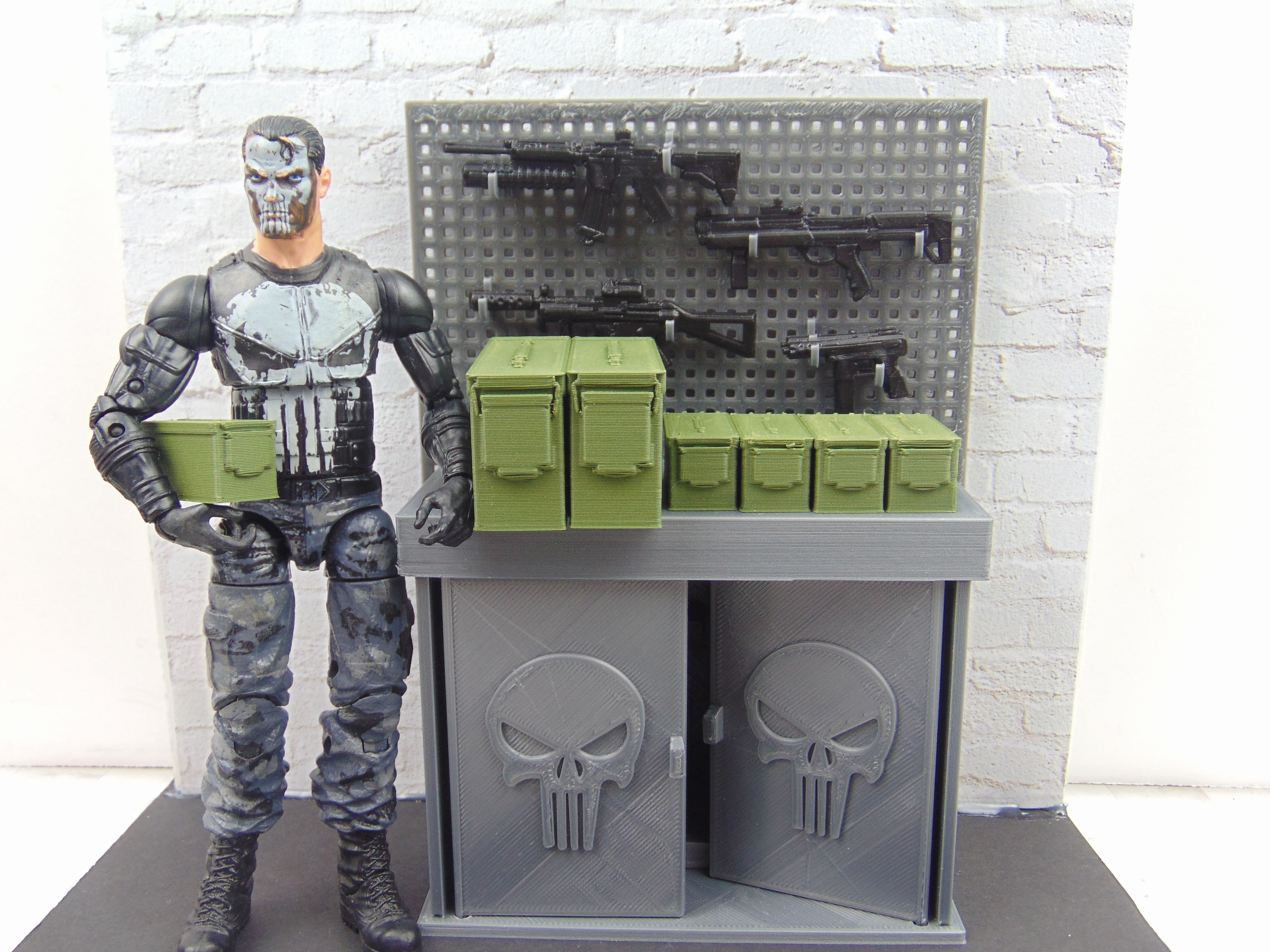 Custom 112 Military Depot Diorama Prop Accessory for GI JOE 3D print model_5