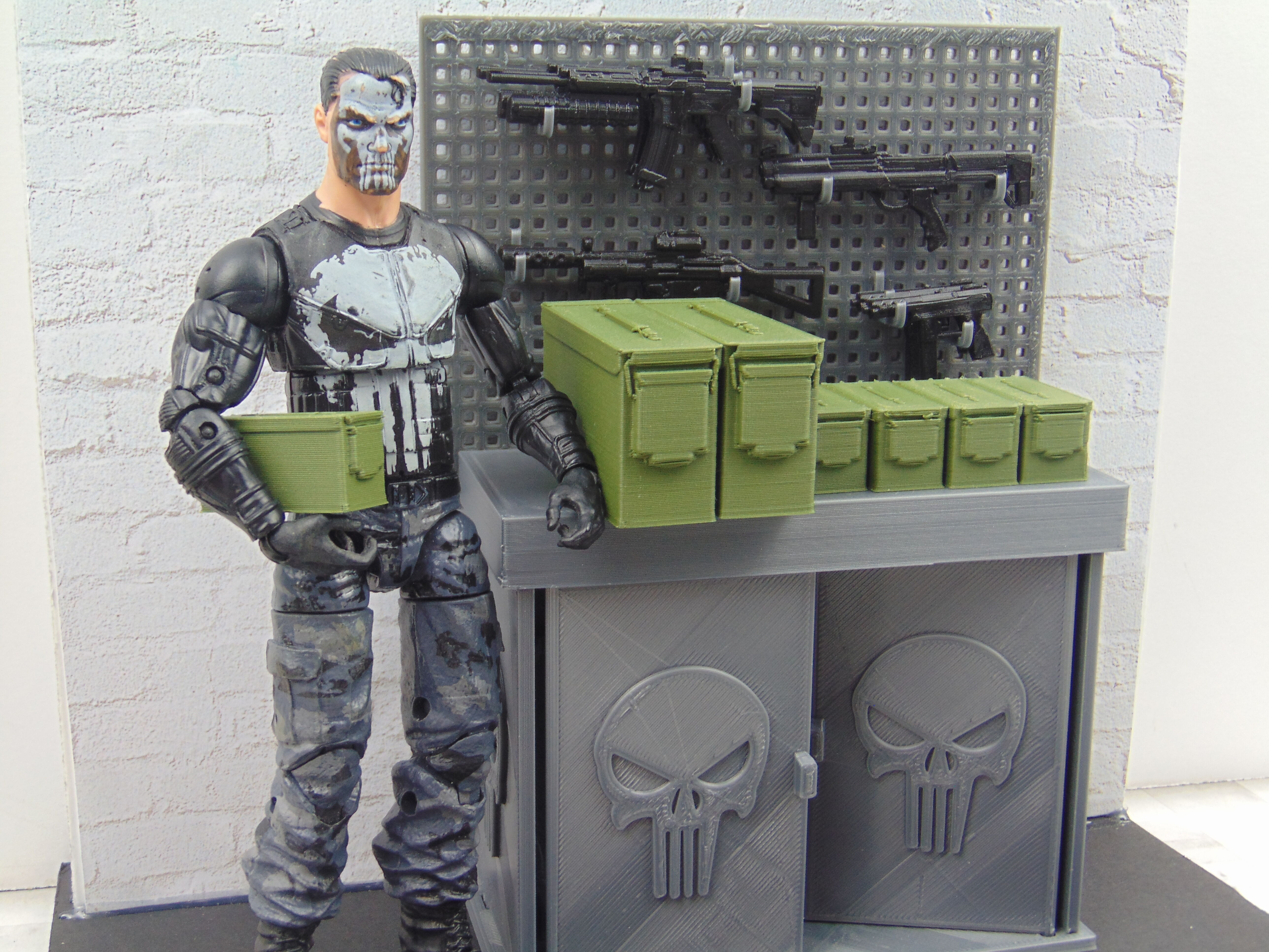 Custom 112 Military Depot Diorama Prop Accessory for GI JOE 3D print model_7