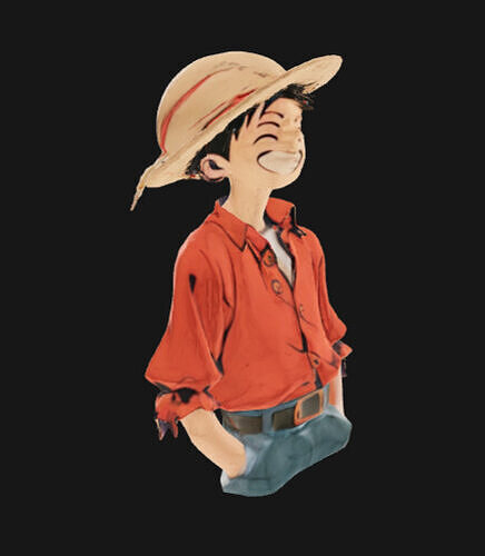 monkey the luffy 3D print model