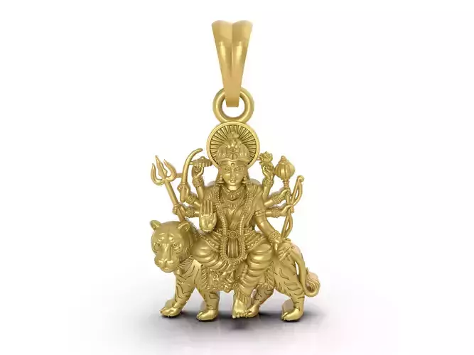 Santoshi Mata pendant file-1