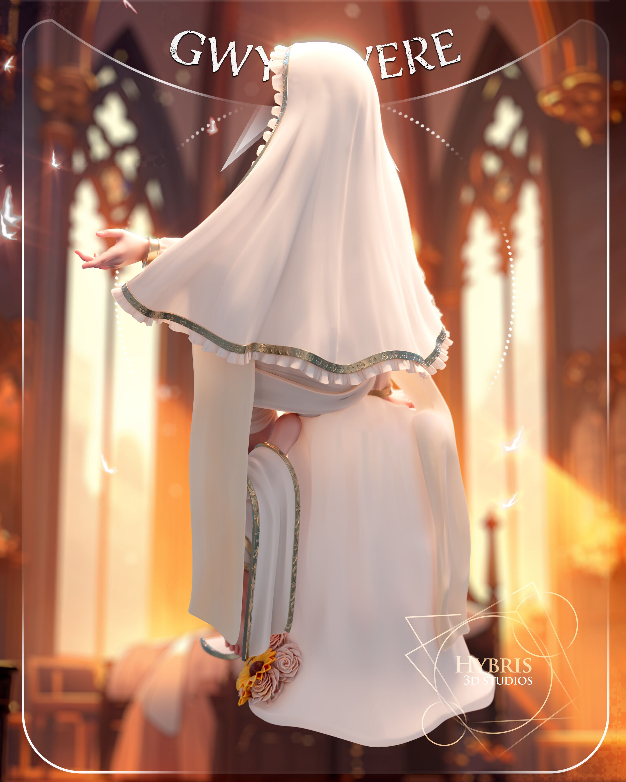 Dark Souls Gwynevere Commercial Package 3D print model_2