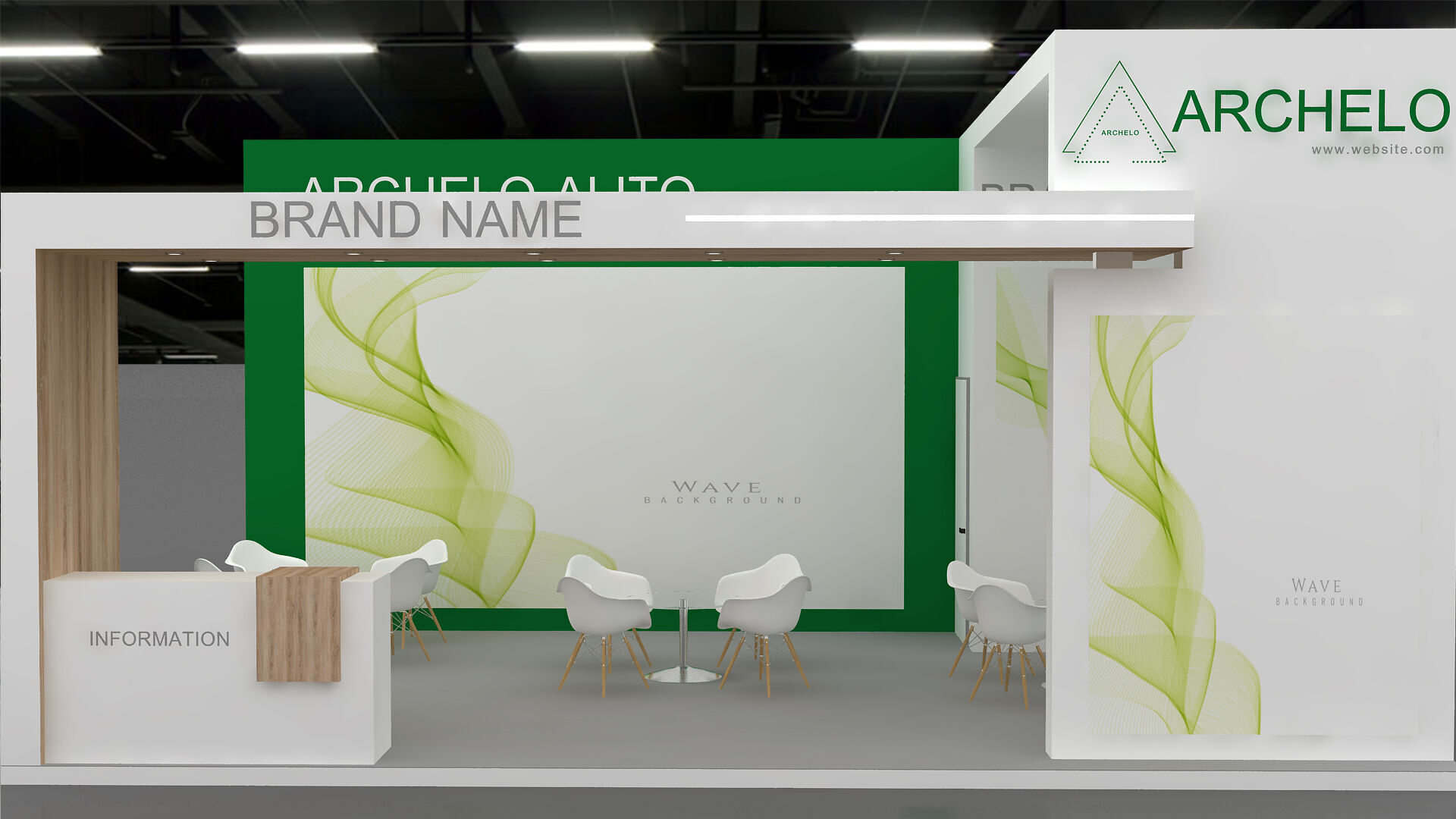 Booth Exhibition Stand 3D model 3D model_2