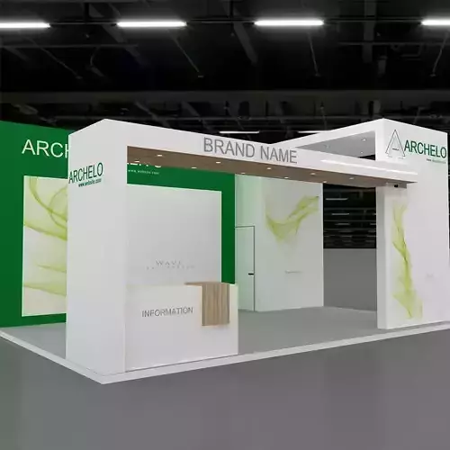 Booth Exhibition  Stand 3D model 3D model