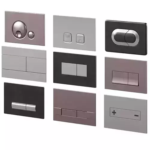 Flush buttons for installation by OLI