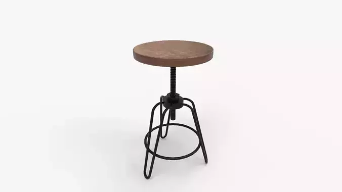 Trenton Metalworks Revolving Bar Stool