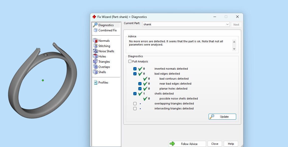 Solitaire Engagement Ring 3D print model_20