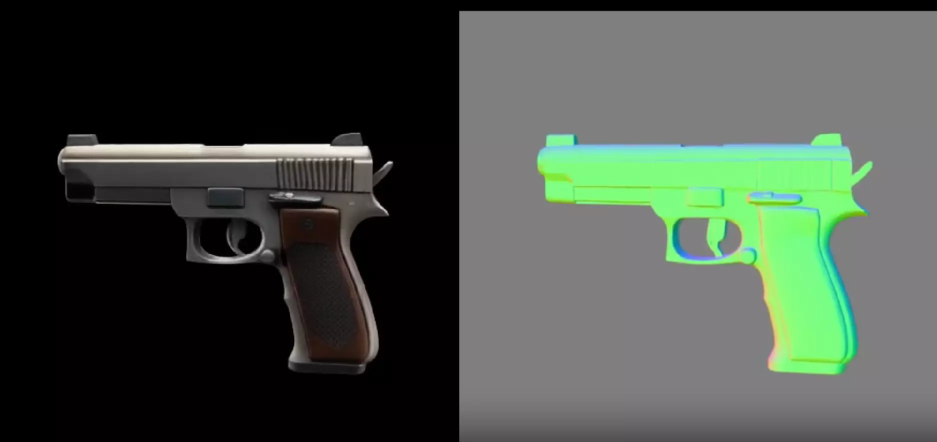 Pistol Free 3D model