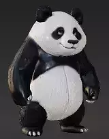 Realistic Panda Bear Controller Mount 3D print model