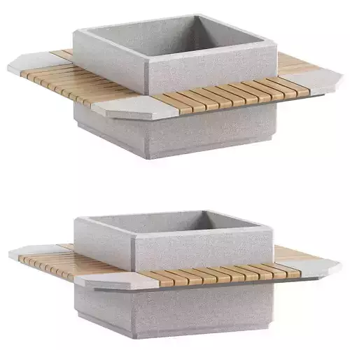 SQUARE PLANTER BENCH 225