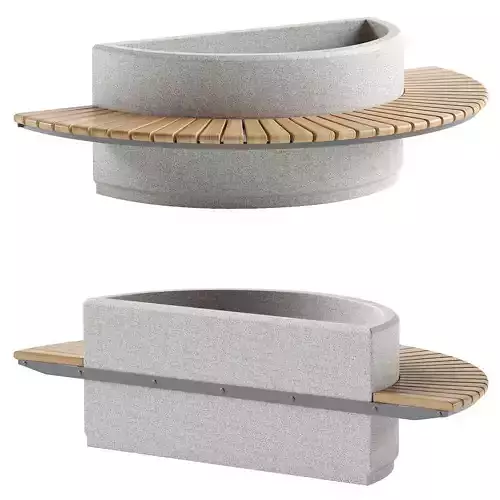 PLANTER BENCH 298 3D model