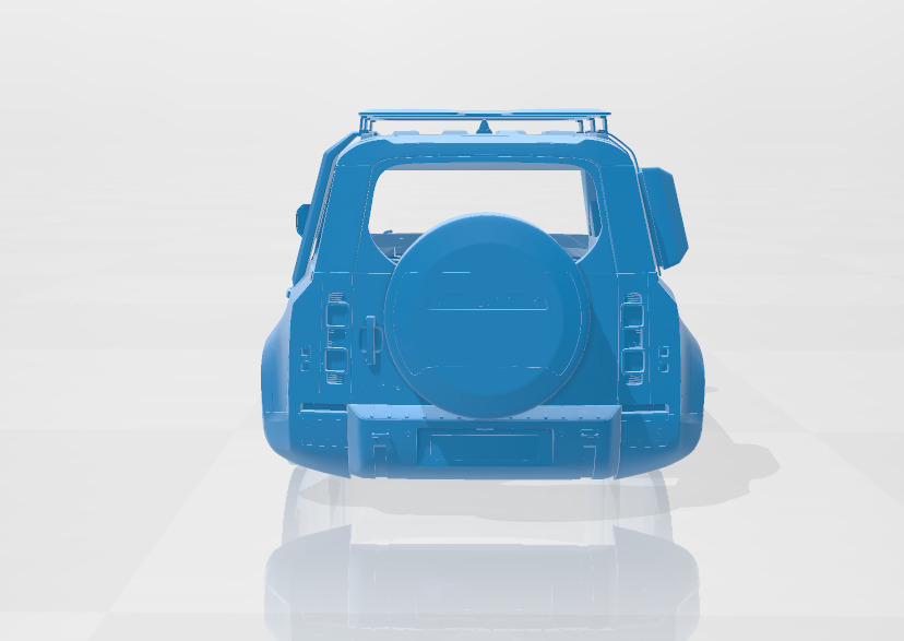 Land Rover Defender Explorer - Body Car 3D Model 3D print model_4