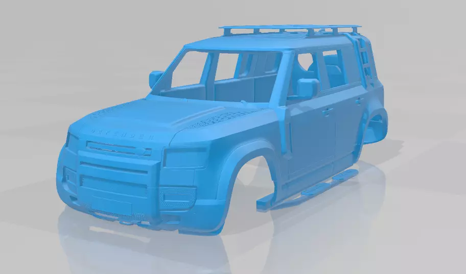 Land Rover Defender Explorer - Body Car 3D Model 3D print model_0