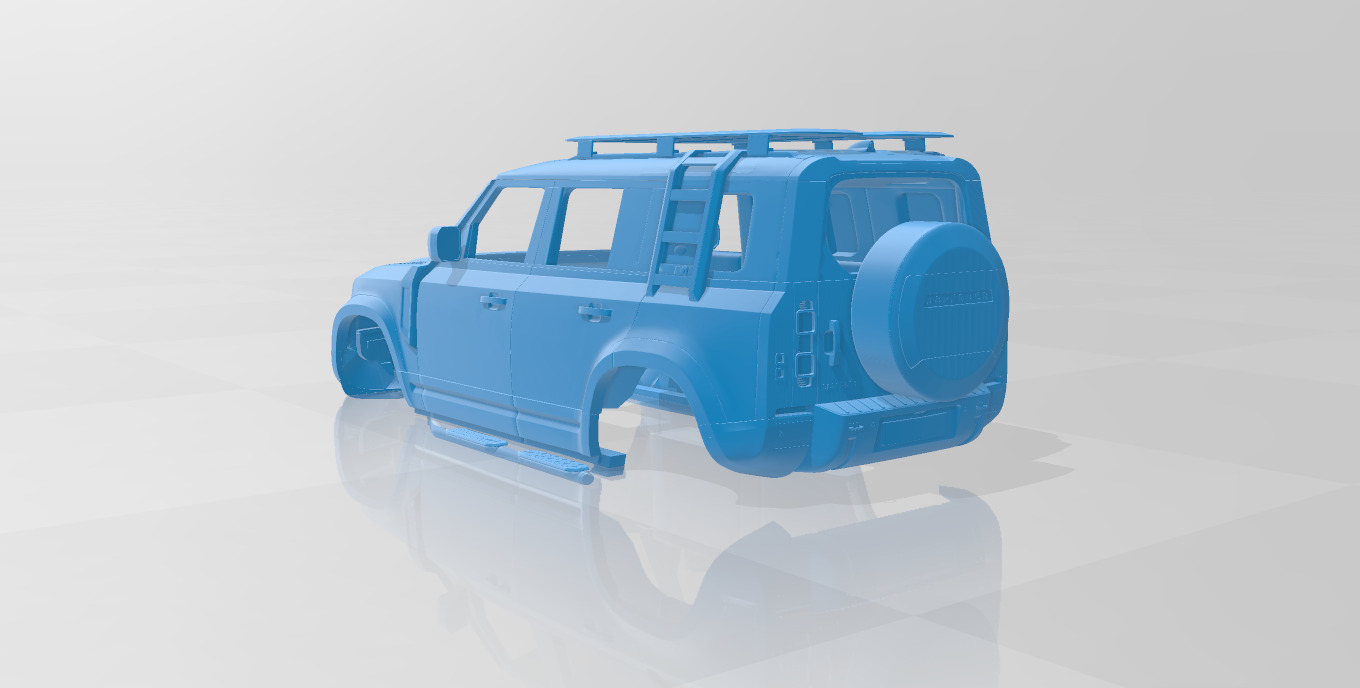 Land Rover Defender Explorer - Body Car 3D Model 3D print model_3