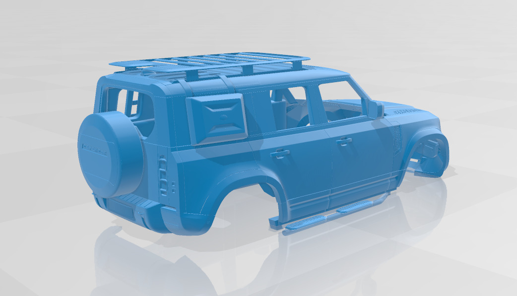 Land Rover Defender Explorer - Body Car 3D Model 3D print model_5