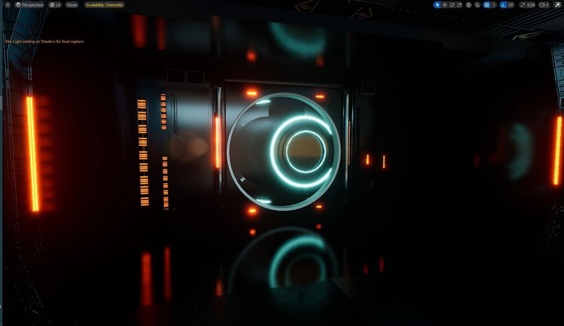 UE5 Virtual Sci-Fi Set  Low-poly 3D model_9