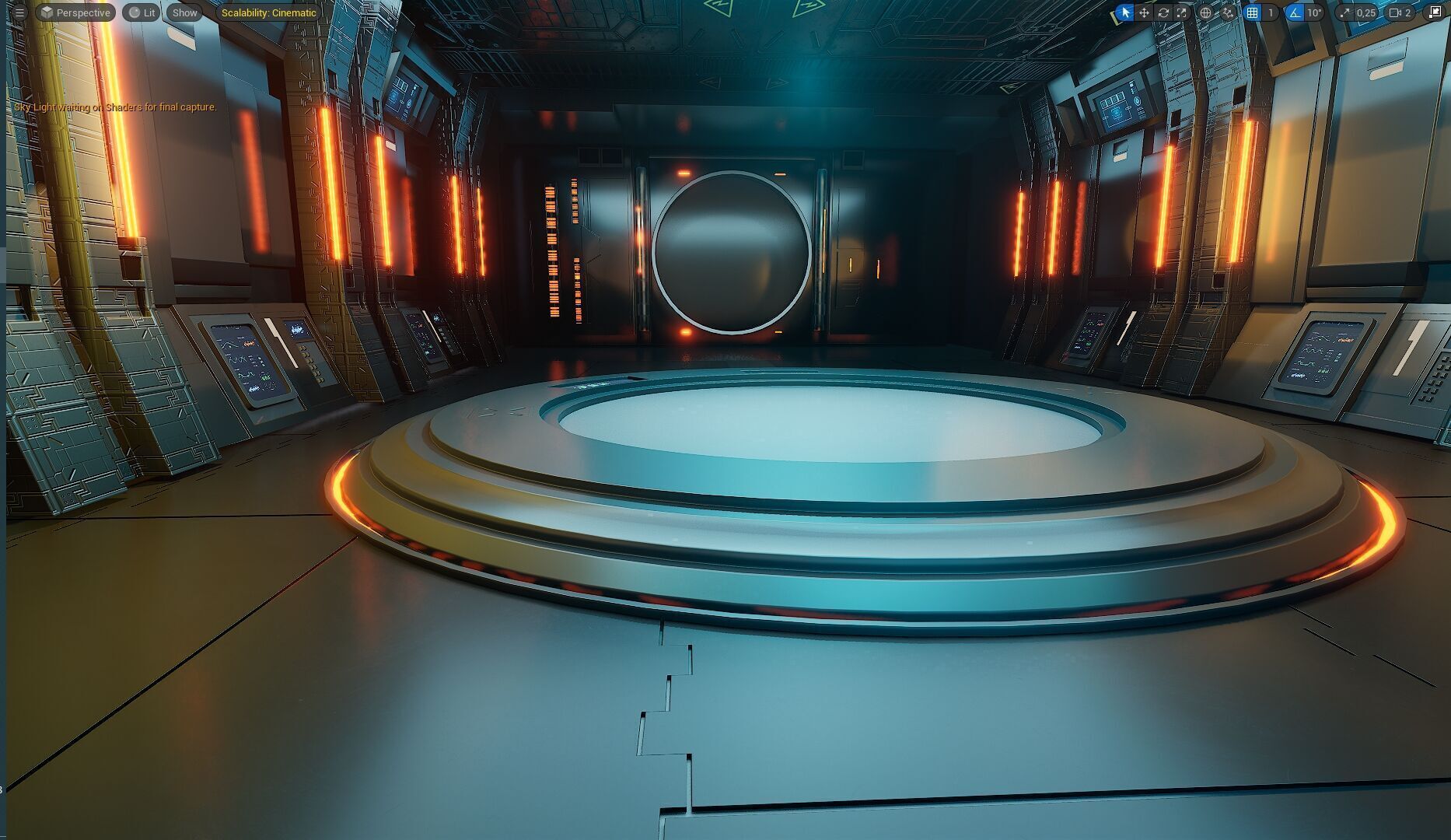 UE5 Virtual Sci-Fi Set  Low-poly 3D model_12