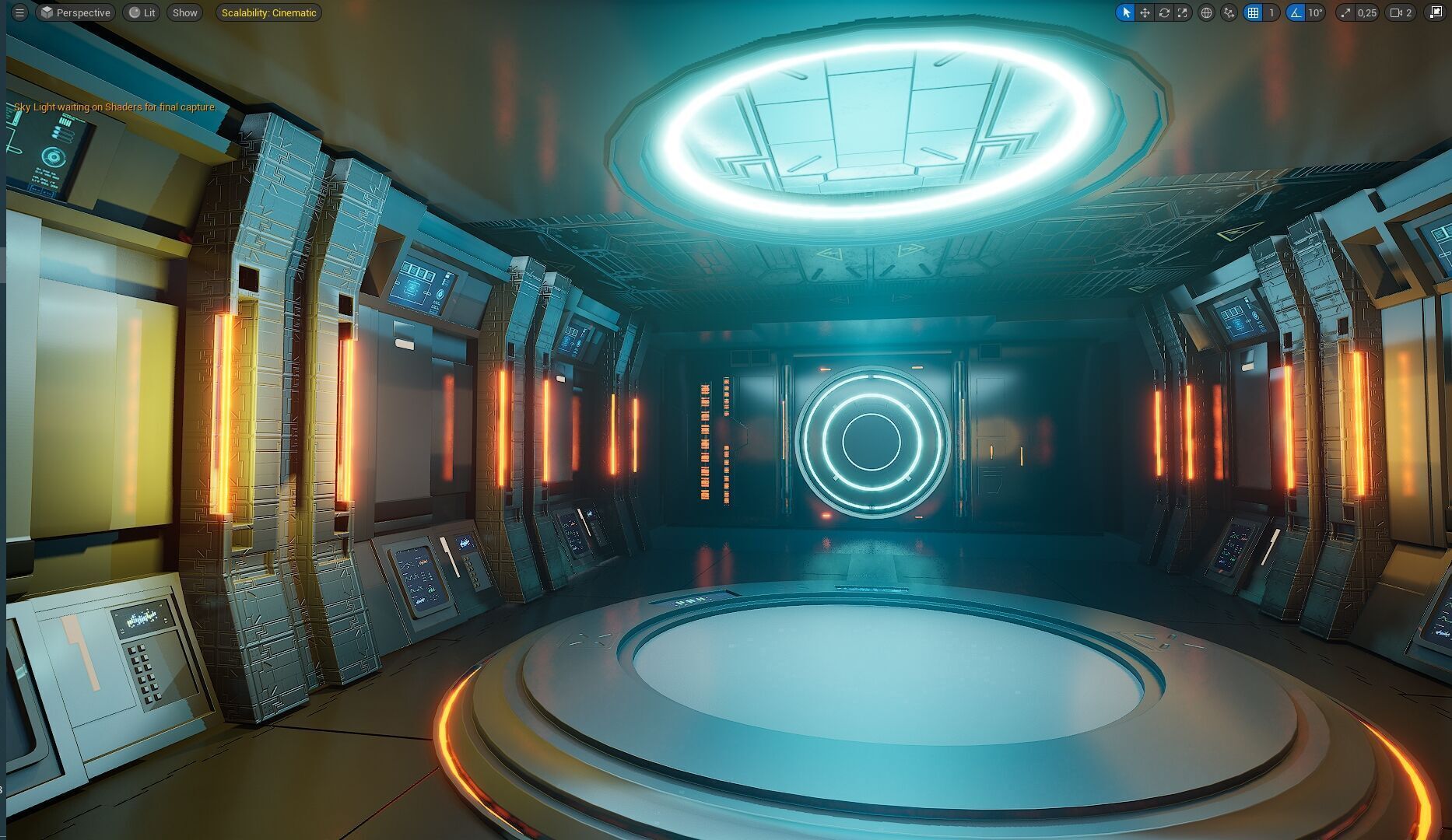 UE5 Virtual Sci-Fi Set  Low-poly 3D model_5