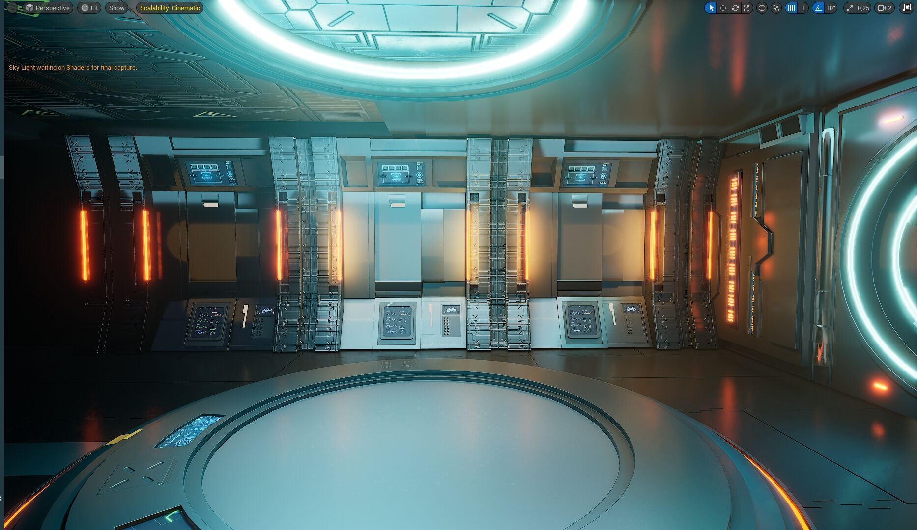 UE5 Virtual Sci-Fi Set  Low-poly 3D model_8