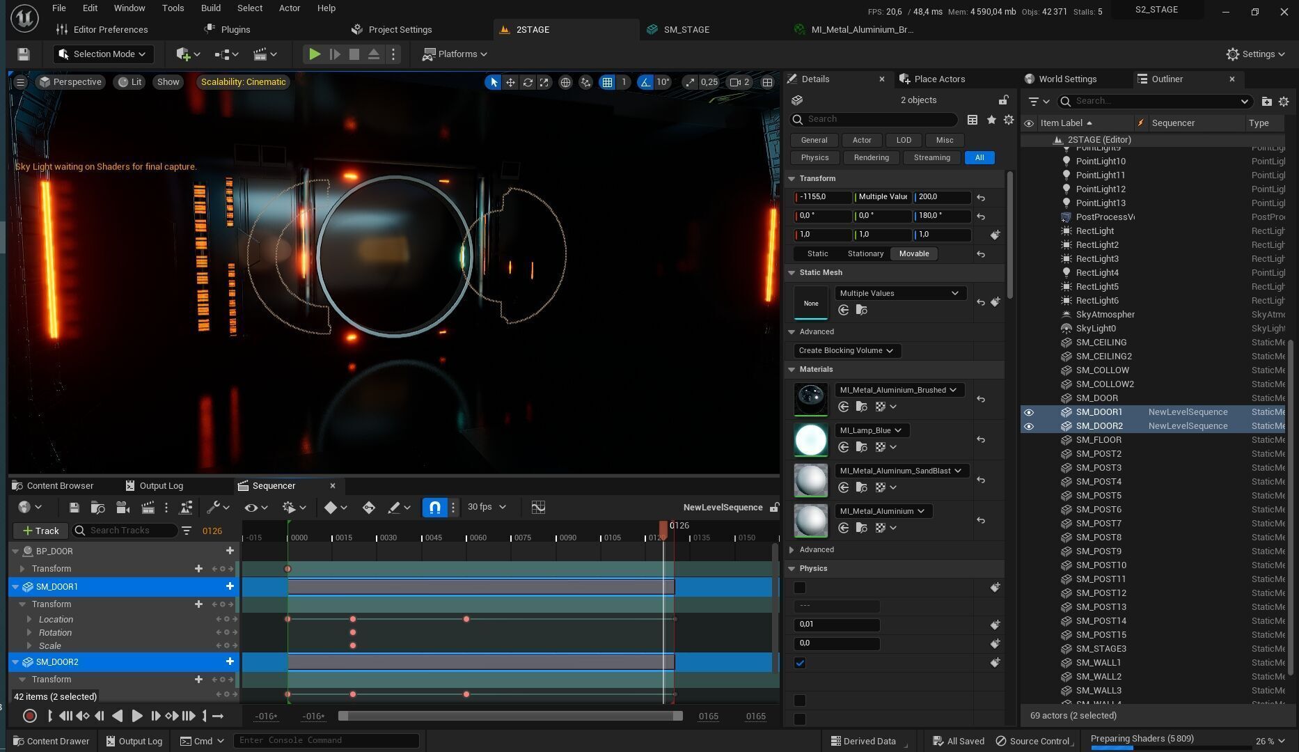 UE5 Virtual Sci-Fi Set  Low-poly 3D model_11