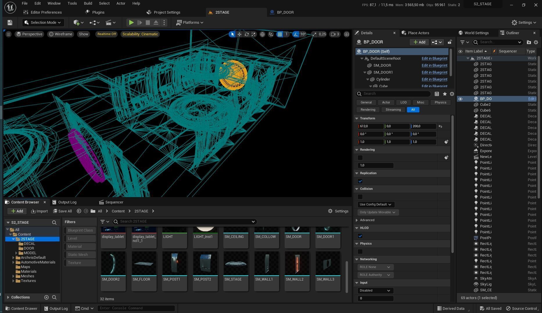 UE5 Virtual Sci-Fi Set  Low-poly 3D model_18