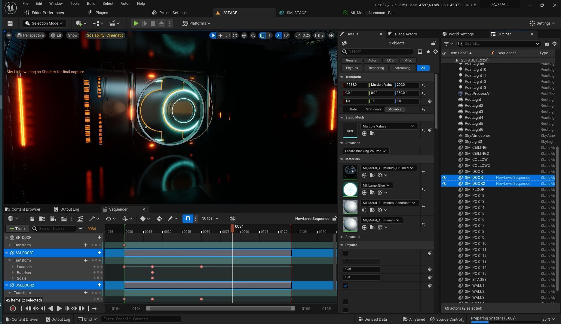 UE5 Virtual Sci-Fi Set  Low-poly 3D model_10